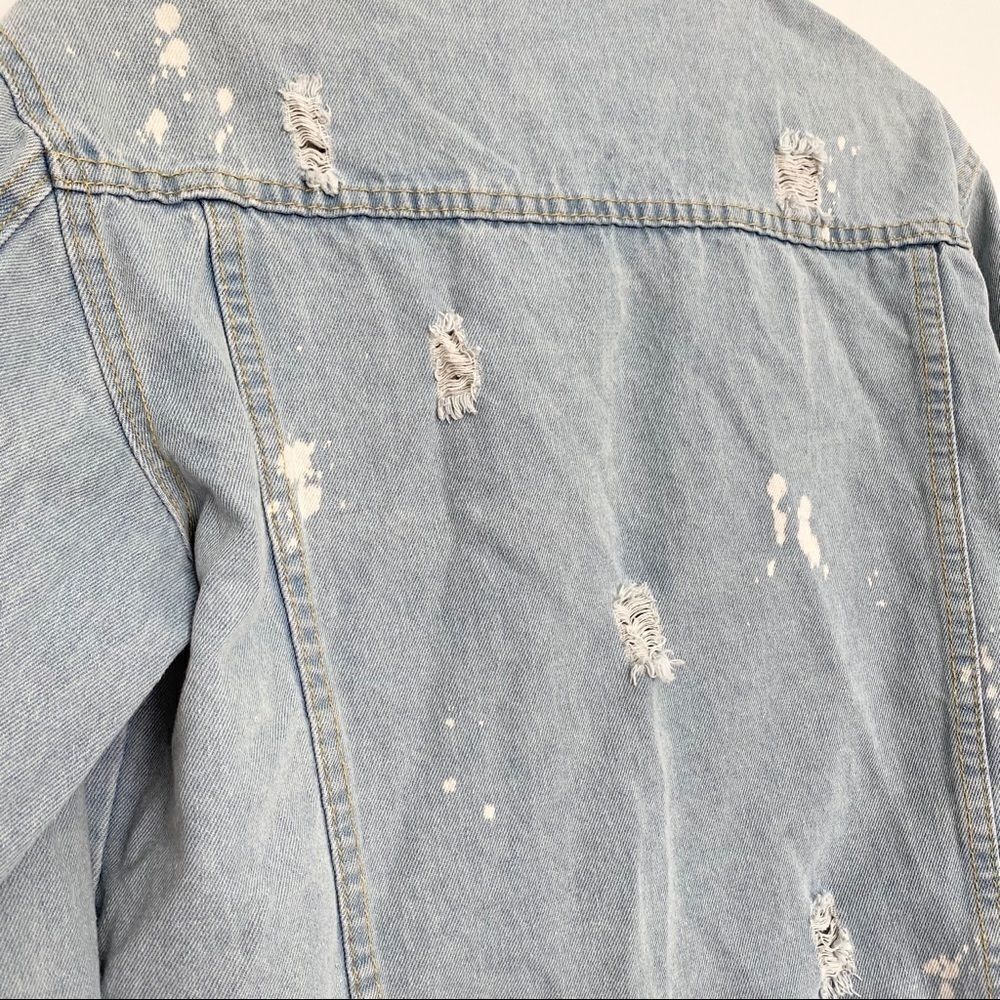 Levi’s Vintage Distressed Dad Trucker Jacket S/M - Picture 4 of 11